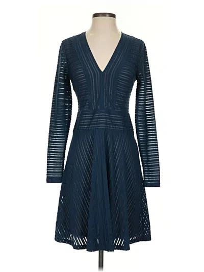 Pre-owned Bcbgmaxazria Casual Dress In Blue