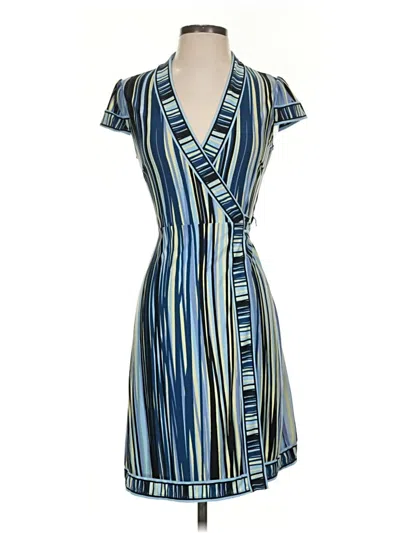 Pre-owned Bcbgmaxazria Casual Dress In Blue