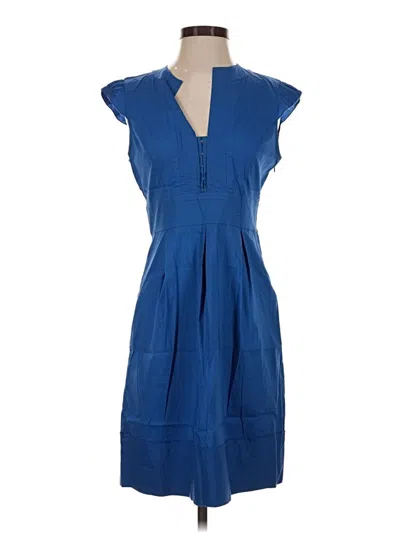 Pre-owned Bcbgmaxazria Casual Dress In Blue