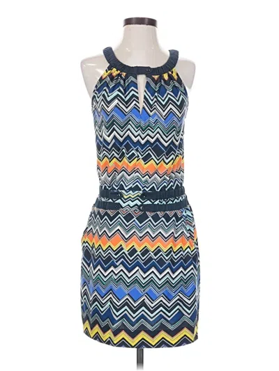 Pre-owned Bcbgmaxazria Casual Dress In Blue