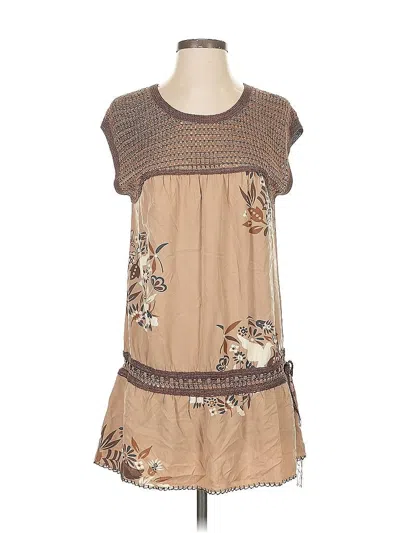 Pre-owned Bcbgmaxazria Casual Dress In Brown