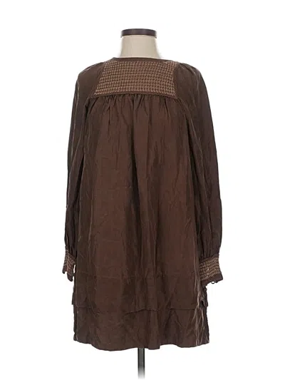 Pre-owned Bcbgmaxazria Casual Dress In Brown