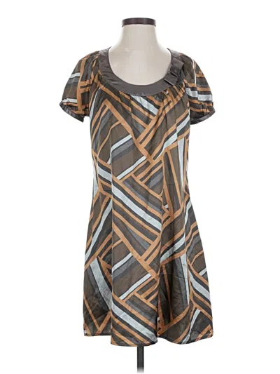 Pre-owned Bcbgmaxazria Casual Dress In Brown