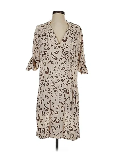 Pre-owned Bcbgmaxazria Casual Dress In Brown