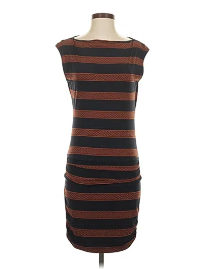 Pre-owned Bcbgmaxazria Casual Dress In Brown