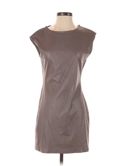 Pre-owned Bcbgmaxazria Casual Dress In Brown