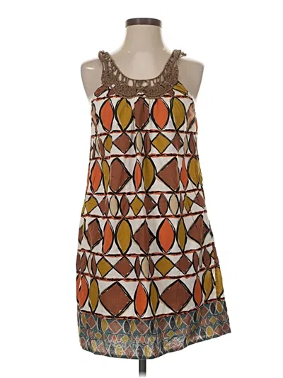 Pre-owned Bcbgmaxazria Casual Dress In Brown