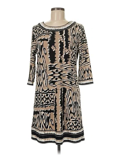 Pre-owned Bcbgmaxazria Casual Dress In Brown