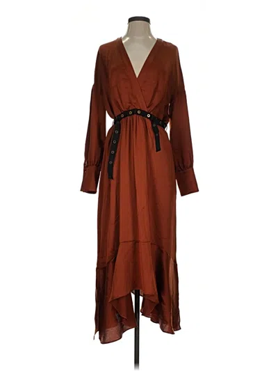Pre-owned Bcbgmaxazria Casual Dress In Brown