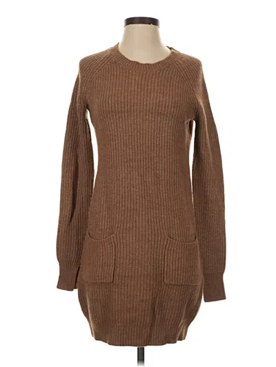 Pre-owned Bcbgmaxazria Casual Dress In Brown