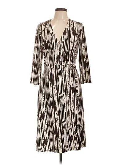 Pre-owned Bcbgmaxazria Casual Dress In Brown