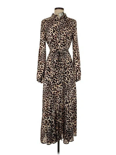 Pre-owned Bcbgmaxazria Casual Dress In Brown