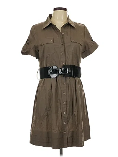 Pre-owned Bcbgmaxazria Casual Dress In Brown