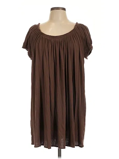 Pre-owned Bcbgmaxazria Casual Dress In Brown