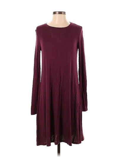 Pre-owned Bcbgmaxazria Casual Dress In Burgundy