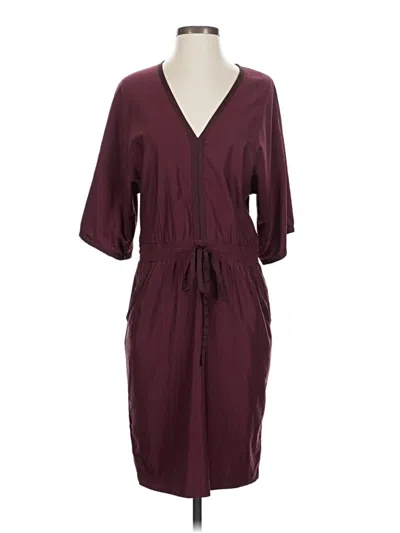 Pre-owned Bcbgmaxazria Casual Dress In Burgundy