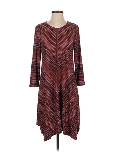 Pre-owned Bcbgmaxazria Casual Dress In Burgundy