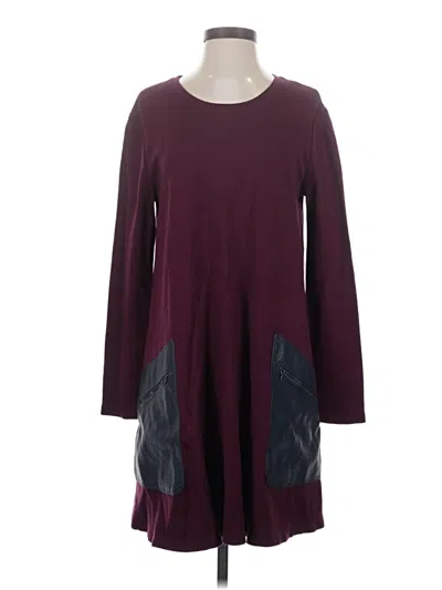 Pre-owned Bcbgmaxazria Casual Dress In Burgundy