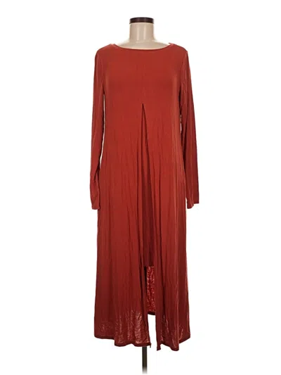 Pre-owned Bcbgmaxazria Casual Dress In Burgundy