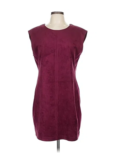 Pre-owned Bcbgmaxazria Casual Dress In Burgundy