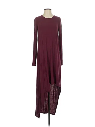 Pre-owned Bcbgmaxazria Casual Dress In Burgundy