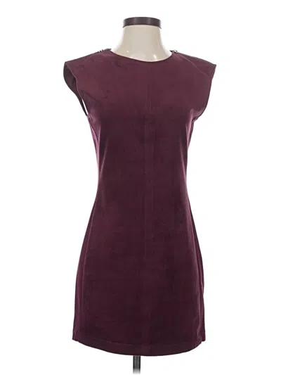 Pre-owned Bcbgmaxazria Casual Dress In Burgundy