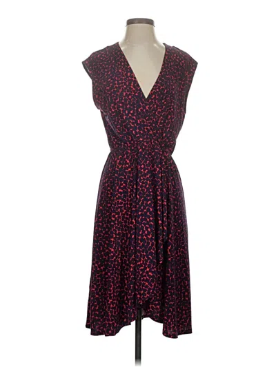 Pre-owned Bcbgmaxazria Casual Dress In Burgundy