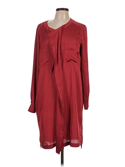 Pre-owned Bcbgmaxazria Casual Dress In Burgundy