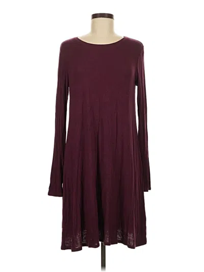 Pre-owned Bcbgmaxazria Casual Dress In Burgundy