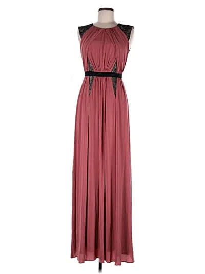 Pre-owned Bcbgmaxazria Casual Dress In Burgundy