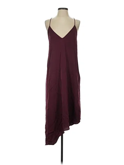 Pre-owned Bcbgmaxazria Casual Dress In Burgundy