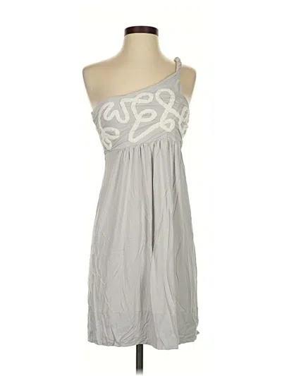 Pre-owned Bcbgmaxazria Casual Dress In Gray