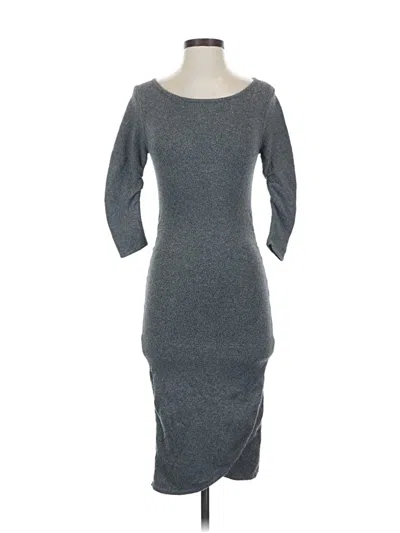 Pre-owned Bcbgmaxazria Casual Dress In Gray