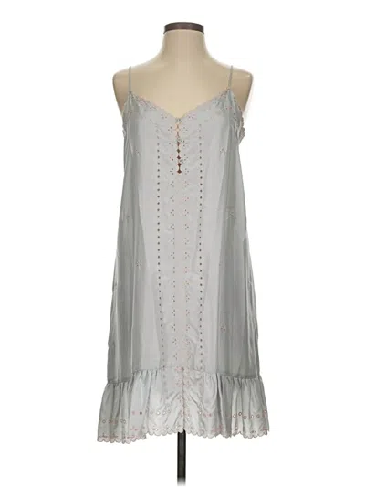 Pre-owned Bcbgmaxazria Casual Dress In Gray