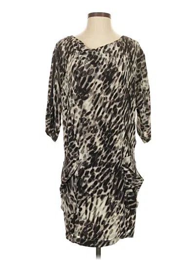 Pre-owned Bcbgmaxazria Casual Dress In Gray