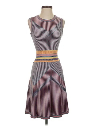 Pre-owned Bcbgmaxazria Casual Dress In Gray