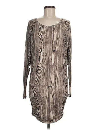 Pre-owned Bcbgmaxazria Casual Dress In Gray