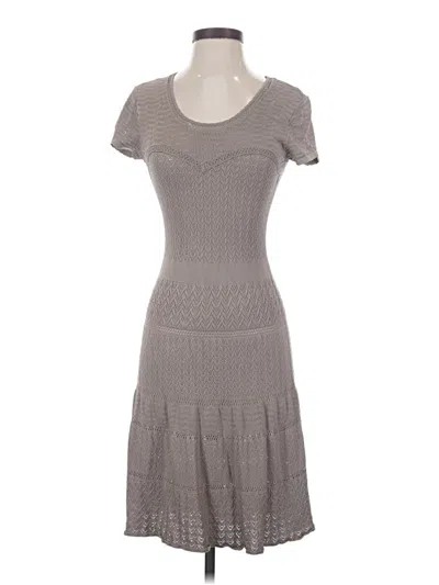 Pre-owned Bcbgmaxazria Casual Dress In Gray
