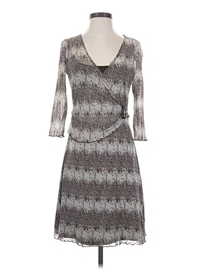 Pre-owned Bcbgmaxazria Casual Dress In Gray