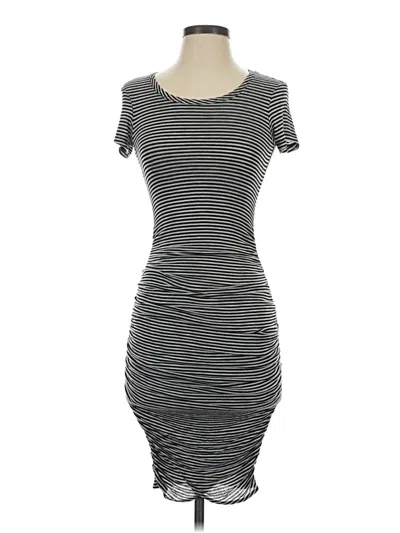 Pre-owned Bcbgmaxazria Casual Dress In Gray