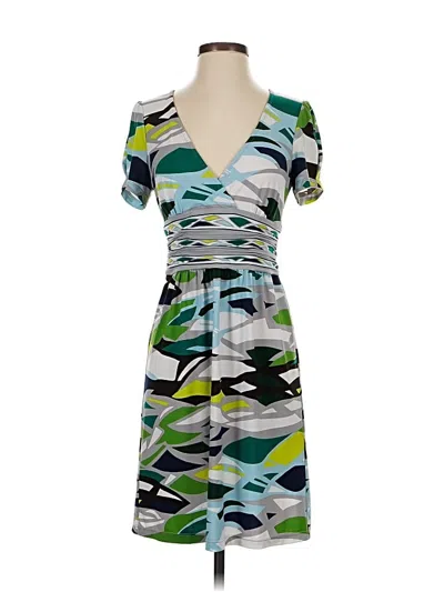 Pre-owned Bcbgmaxazria Casual Dress In Green