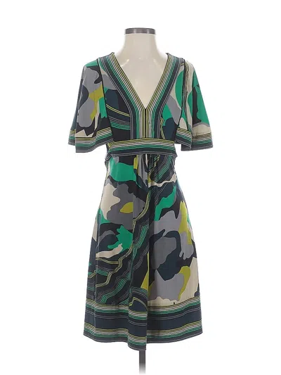 Pre-owned Bcbgmaxazria Casual Dress In Green