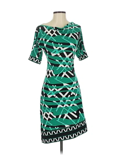 Pre-owned Bcbgmaxazria Casual Dress In Green