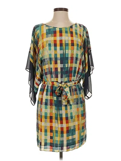 Pre-owned Bcbgmaxazria Casual Dress In Green