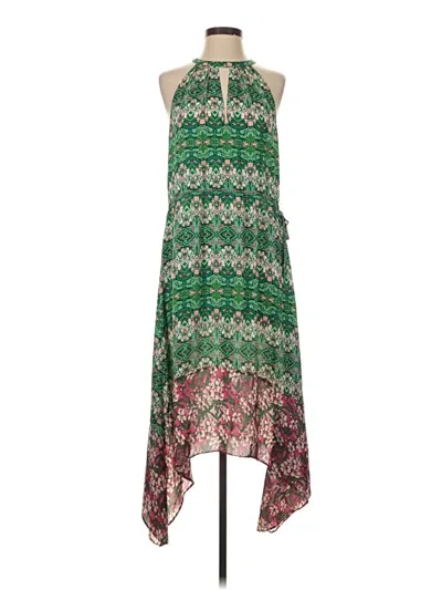 Pre-owned Bcbgmaxazria Casual Dress In Green