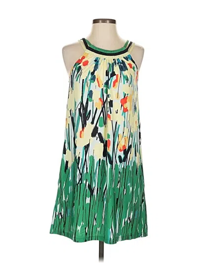 Pre-owned Bcbgmaxazria Casual Dress In Green