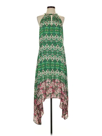 Pre-owned Bcbgmaxazria Casual Dress In Green