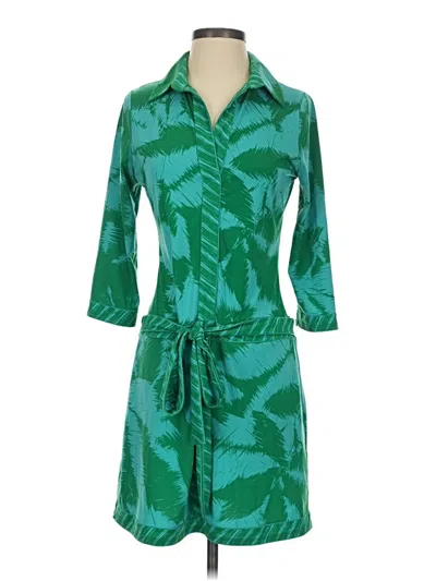 Pre-owned Bcbgmaxazria Casual Dress In Green