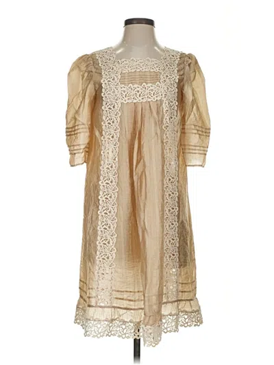 Pre-owned Bcbgmaxazria Casual Dress In Ivory