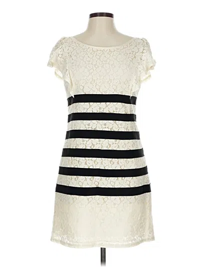 Pre-owned Bcbgmaxazria Casual Dress In Ivory